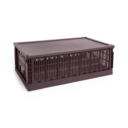 Couvercle  / Pour panier Colour Crate X-Large 42,5 x 68,5 cm - Hay - Bordeaux - Polypropylène recyclé