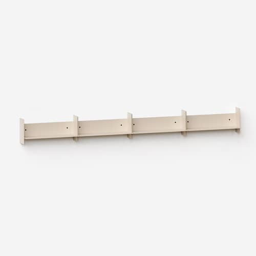 Etagère Pli / L 45 x P 15 cm - TIPTOE - Blanc crème - Acier thermolaqué