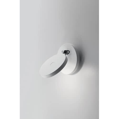 Applique Demetra métal blanc LED - Artemide - Blanc - Aluminium peint