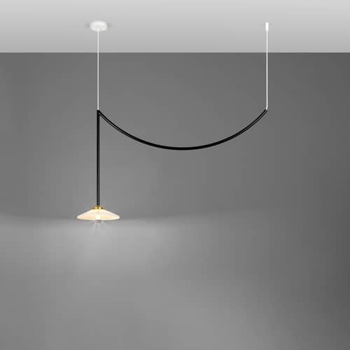 Celing Lamp n°5 Ceiling light metal black / H 56 x W 100 cm - valerie objects - Black - Glass, Steel