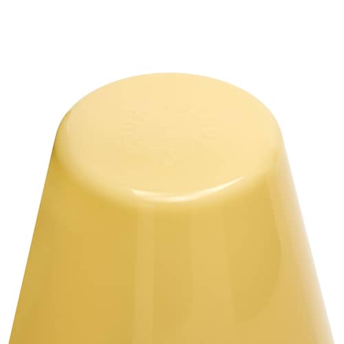 Lampada senza fili ricaricabile Edison The Ambiance materiale plastico giallo / Indoor - H 25 cm - Fatboy - Giallo tenue - policarbonato