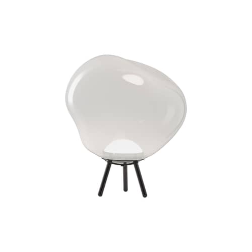 Schnurlosleuchte Melt LED Large plastikmaterial weiß / Ø 50 cm - zum Stellen oder Hängen - Tom Dixon - Opaleszierendes Weiß - Geblasenes Polycarbonat