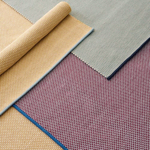 Tapis 3 Colour gris / 140 x 200 cm - Hay - Gris clair - Jute, Laine
