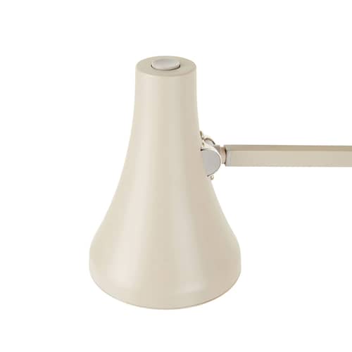 Tischleuchte 90 Mini Mini LED metall weiß beige / Branch Netz- oder USB-Anschluss - Anglepoise - Beige Biscuit - Aluminium, Gusseisen, Stahl