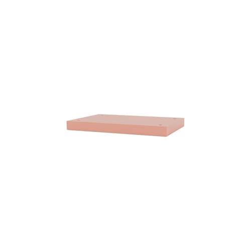 Zubehör  holz rosa / Sockel für Montana Mini-Modul - Schablone H 3 cm x B 35 cm - MONTANA - Rhubarb 151 - lackierte Holzfaserplatte