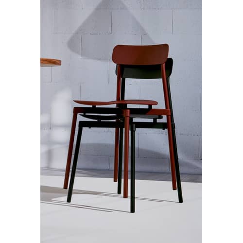 Chaise Miniature Noire En Acrylique, Style Milieu Du Siècle Moderne (MCM), échelle 1:6 - Pour Décoration Ou Poupée