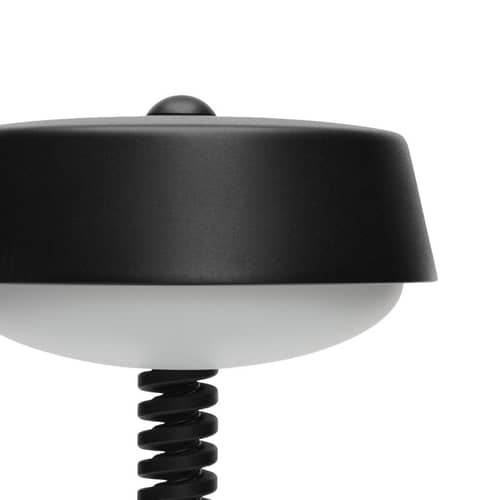 Lampe extérieur sans fil rechargeable Bellboy métal noir / Ø 18 x H 30 cm - Fatboy - Antracite - Acier, Aluminium, Polypropylène