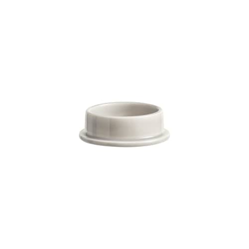 Portacandela Column Small ceramica grigio / Per Candela a blocco - Ø 10 cm - Hay - Grigio chiaro - Maiolica