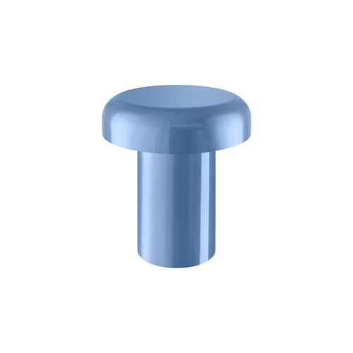 Table d\'appoint Miko métal bleu / Ø 40 x H 46 cm - NOO.MA - Bleu givré - Acier