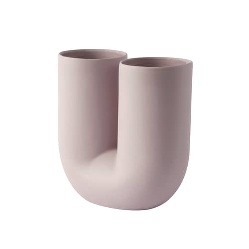 Vaso Kink ceramica rosa / Ceramica - Muuto - Lilla - Ceramica