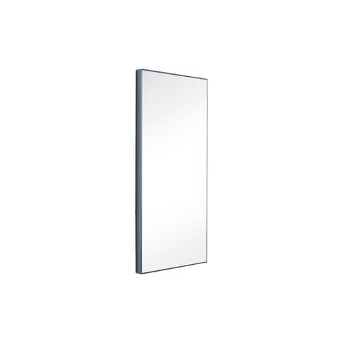Wandspiegel Shine Large metall blau / 35 x 80 cm - HÜBSCH - 35 x 80 cm / Blau - Eisen, Glas