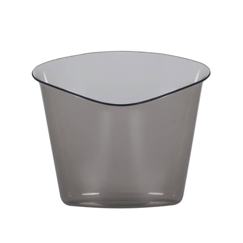 Accessoire  plastique gris / Seau amovible pour table d\'appoint Pick-Up - Alessi - Gris fumé - Résine thermoplastique