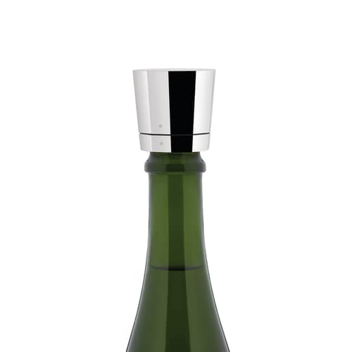 Eugenia Champagne Stopper metal - Alessi - Polished steel - Stainless steel