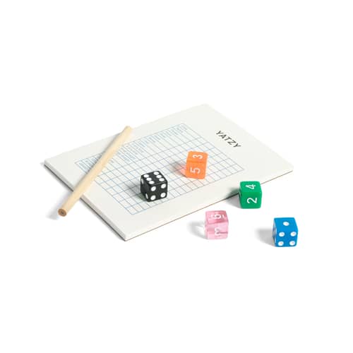 Jeu Yatzy Hay Play plastique multicolore / Version en anglais - Hay - Yatzy - Acrylique, Carton