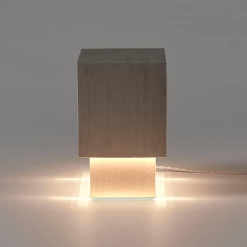 Lampada da tavolo Illumina 01 ceramica bianco - Serax - Bianco - Gres scanalato