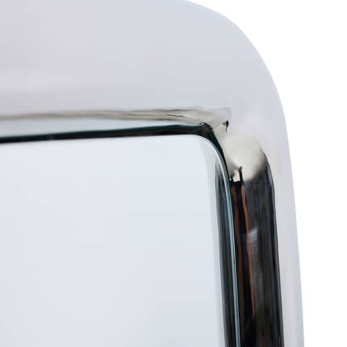 Specchio da appoggiare Chubby metallo argento / 53 x 170 cm - HK LIVING - Cromo -  Verre miroir, Acciaio inossidabile