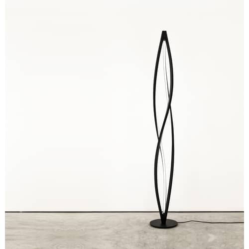 Stehleuchte In The Wind metall schwarz LED / H 183 cm - Nemo - Schwarz - extrudiertes Aluminium