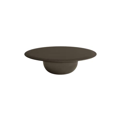 Table basse Alfarè marron / Ø 110  x H 30 cm - Béton - Zanotta - Espresso - Béton peint