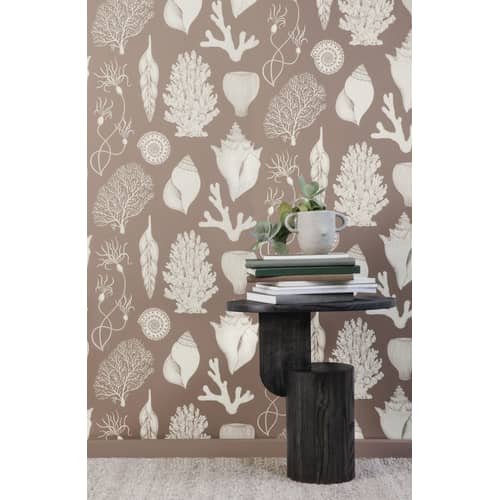 Vaso per fiori Mus Large ceramica beige / Gres - H 12 cm - Ferm Living - Beige - Gres