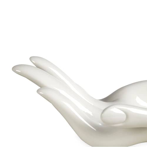 Coupe Eve céramique blanc / 46 x 22 cm - Jonathan Adler - Blanc - Porcelaine