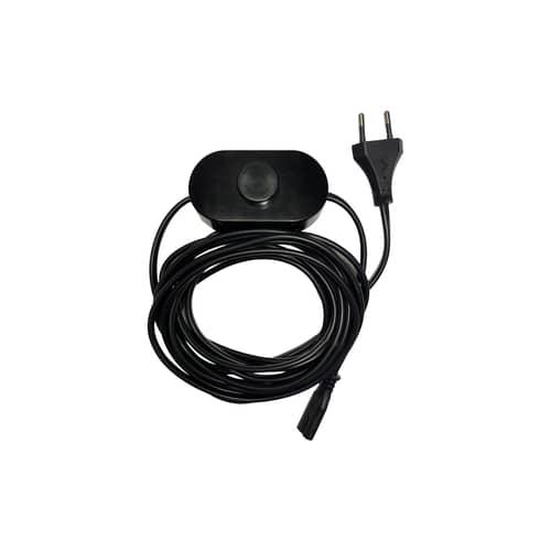 Accessoire / Câble secteur pour appliques Maap, L 400 cm - Flos - Noir - Plastique