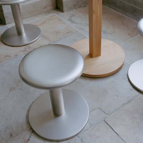 Tabouret Coupe métal - NEW WORKS - Acier - Acier