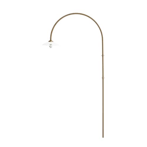 Applique avec prise Hanging Lamp n°2 / H 180 x L 75 cm - valerie objects - Curry - Acier, Verre