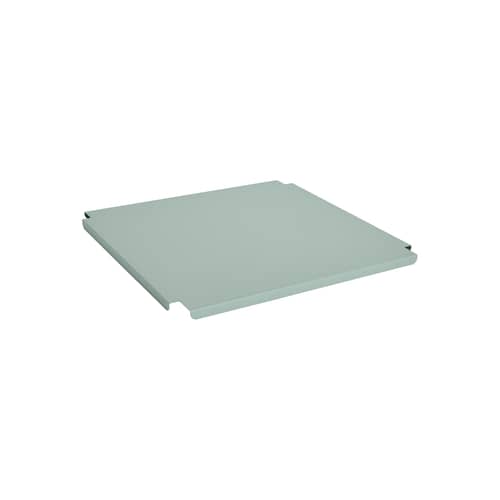  Lid metal green / For Basket Colour Crate Large Square 42,5 x 42,5 cm - Hay - Sage green - Steel