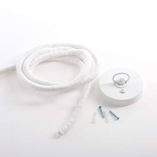 Sospensione Monkey Hanging materiale plastico bianco / Indoor - H 80 cm - Seletti - Bianco - Resina