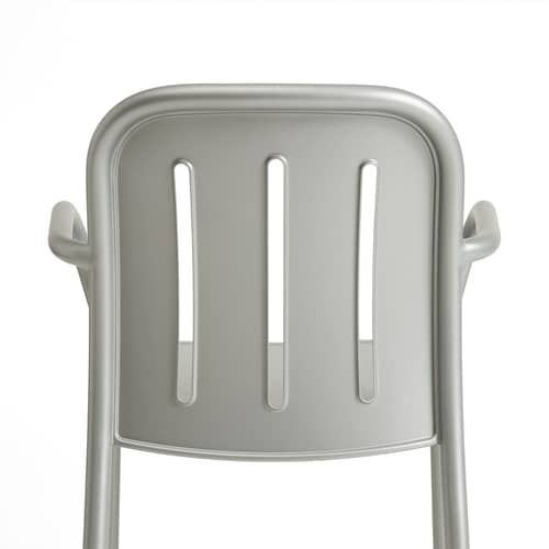 Deville Stackable armchair metal grey - Hay - Silver grey - 