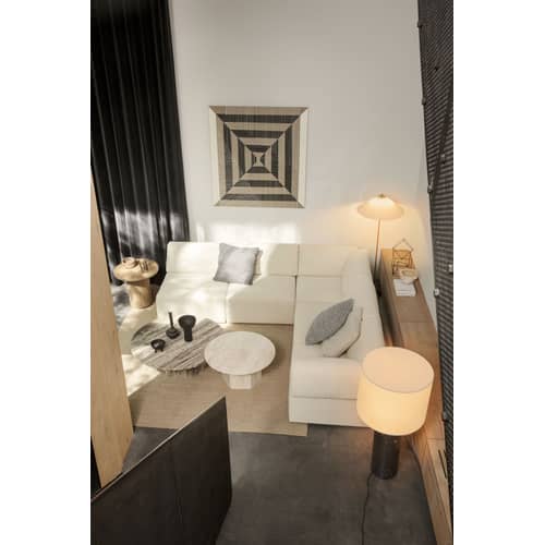 Table basse Epic pierre blanc / Travertin - Ø 80 cm - Gubi - Blanc neutre / Ø 80 cm - Travertin