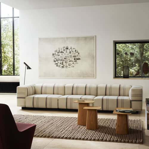 Table d\'appoint Wooden Small / 31,5 x 31,5 x H 39 cm - Vitra - Noyer - Contreplaqué