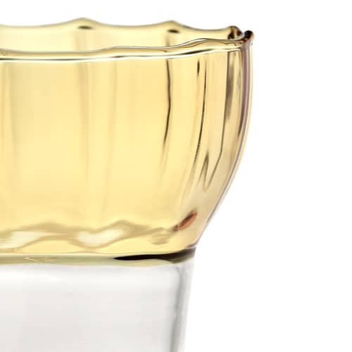Weinglas Yam 05 glas gelb / Set von 4 - Serax - Gelb - Borosilikatglas