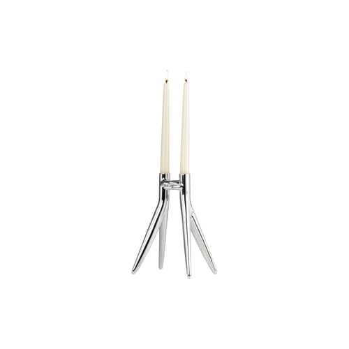 Chandelier Abbracciaio métal argent / Philippe Starck, 2012 - Kartell - Argent - Aluminium