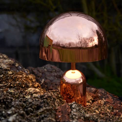 Lampada senza fili ricaricabile Bell LED materiale plastico rame - Tom Dixon - Rame - ABS