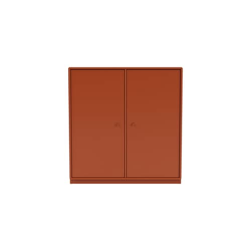 Portaoggetti Cover Cabinet legno arancione / L 69,6 x P 30 x H 72,6 cm - 2 supporti - MONTANA - Hokkaido 162 - MDF laccato