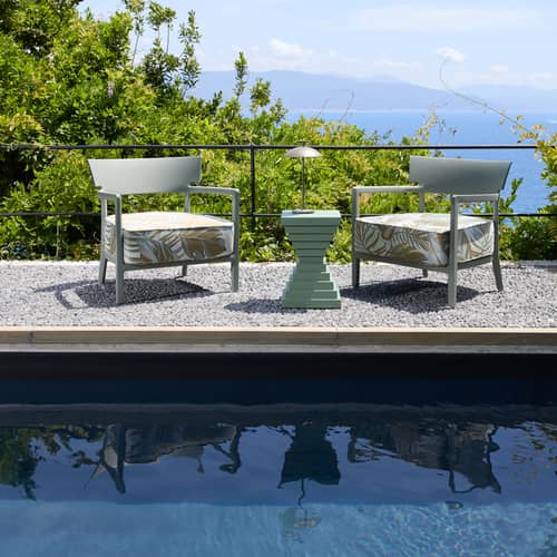 Sgabello Prince OhOh materiale plastico verde / Philippe Starck - Kartell - Verde - Polipropilene riciclato