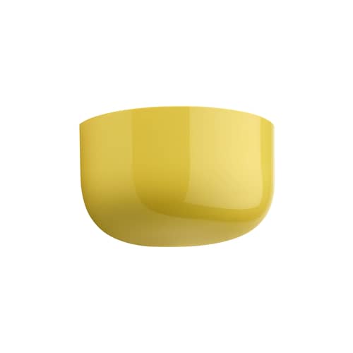 Applique Bellhop Wall Up plastique jaune / LED  / L 19,1 cm - Flos - Jaune Indien - Polycarbonate