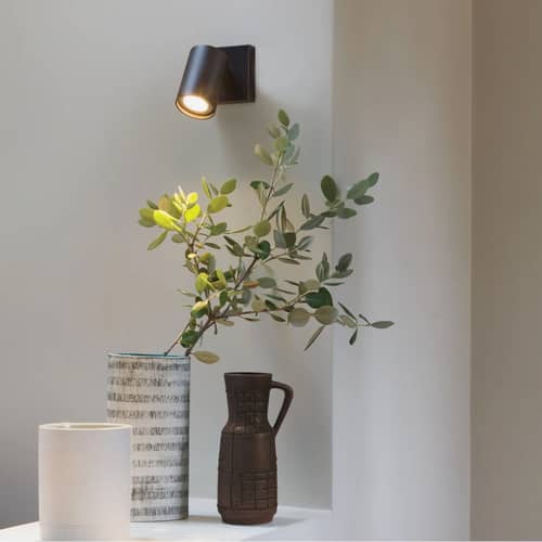 Applique Ascoli metallo / Plafoniera - Spot orientabile - Astro Lighting - Nichel opaco - Acciaio