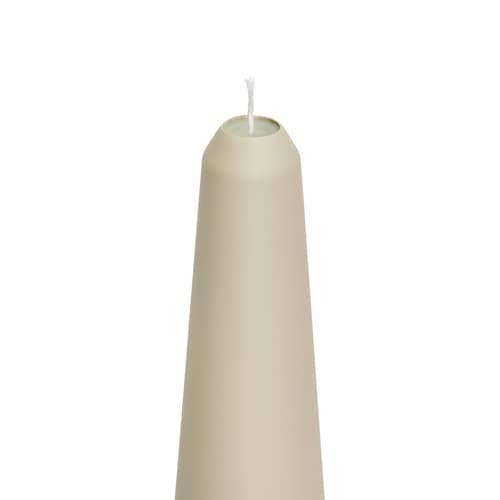 Bougeoir Spire métal beige Small / H 26 cm - Fatboy - Pierre - Aluminium