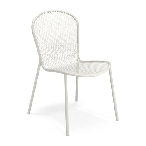 Chaise Ronda XS métal blanc / L 51,5 cm - Emu - Blanc - Acier