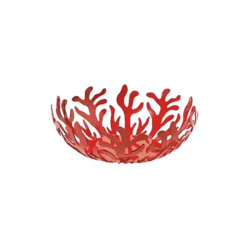 Mediterraneo Basket metal red / Ø 29 cm - Emma Silvestris, 2004 - Alessi - Ø 29 - Red - Steel