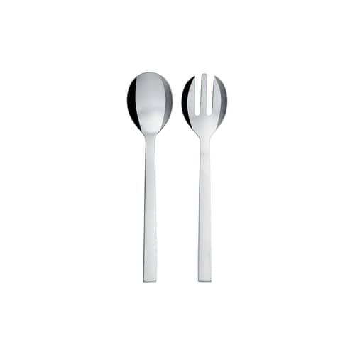 Couverts à salade Santiago métal - Alessi - Couverts à salade - Acier inoxydable poli
