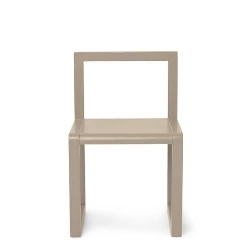 Kinderstuhl Little Architect holz beige / Holz - Ferm Living - Kaschmir-beige - Esche massiv, Eschefurnier