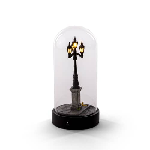 Lampada da tavolo My Little Corner LED vetro trasparente / LED - H 22 cm - Seletti - Corno - Resina, Vetro