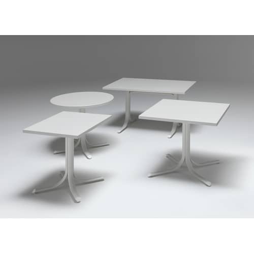 Table ronde System métal multicolore / Ø 120 cm / Modèle d\'exposition - Emu - Fer Antique - Acier peint