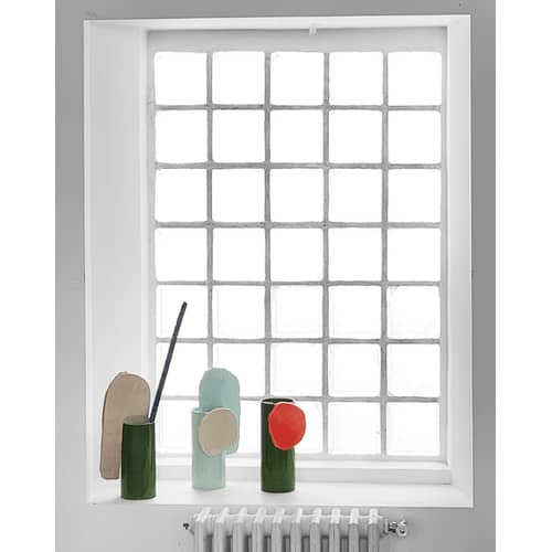 Vase Découpage - Barre céramique vert / Bouroullec, 2020 - Vitra - Barre - Argile, Porcelaine émaillée
