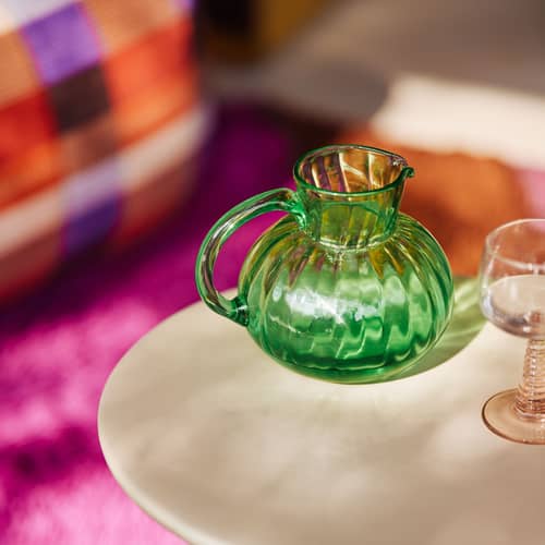 Carafe The emeralds vert / 1,25 L - HK LIVING - Vert - Verre