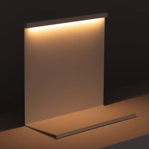 Lampe de table LBM LED métal blanc / L 22,5 x H 22 cm - Hay - Blanc crème - Acier