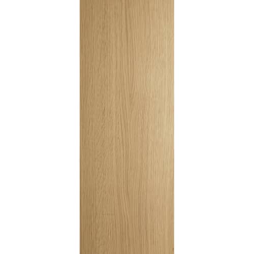 String® Pocket Shelf natural wood / Wood - L 60 x H 50 cm - String Furniture - Oak / White uprights - Lacquered steel, Veneered particle board